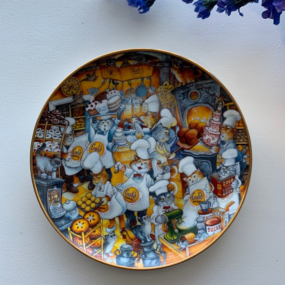 Franklin Mint Bill Bell “Kitchen Katastrophe Plate
